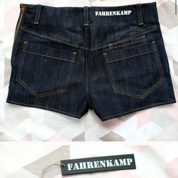 ❌🔥NWT Fahrenkamp❌ premium denim jeans brand, Jean Shorts - Picture 2 of 5